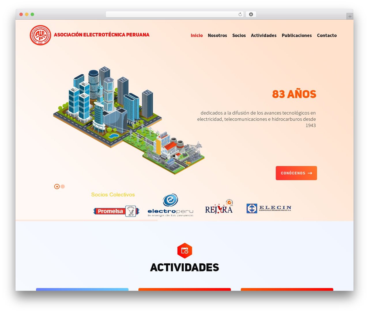AEP Theme WordPress theme - aep-peru.org