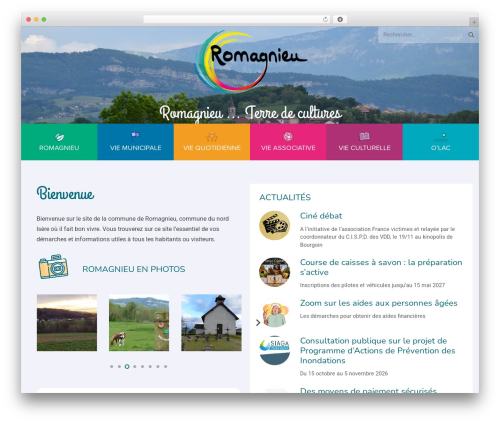 Best WordPress theme Impreza - romagnieu.fr
