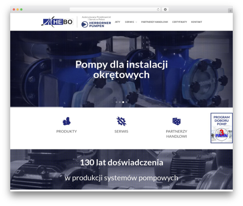 Mobius theme WordPress - hebo-pompy.pl