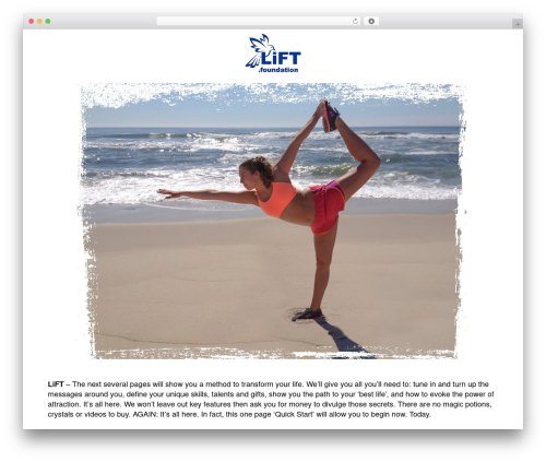 My Responsive Theme theme WordPress - lift.foundation
