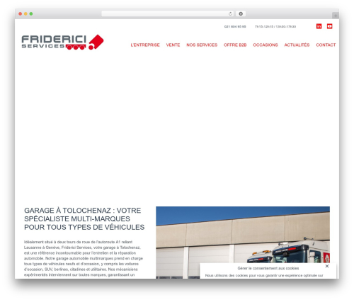 Wp simply cookie WordPress plugin - friderici-services.ch