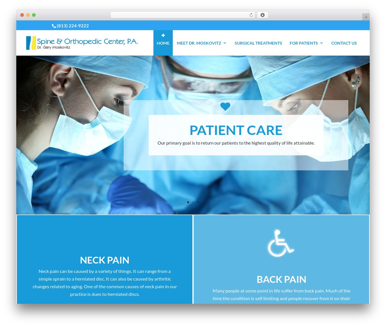 WordPress theme Divi - drmspine.com WordPress theme Divi - drmspine.com