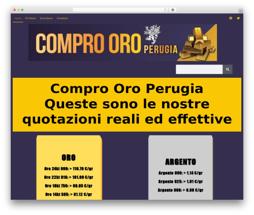 Diagnoseo WordPress plugin - comprooro-perugia.com