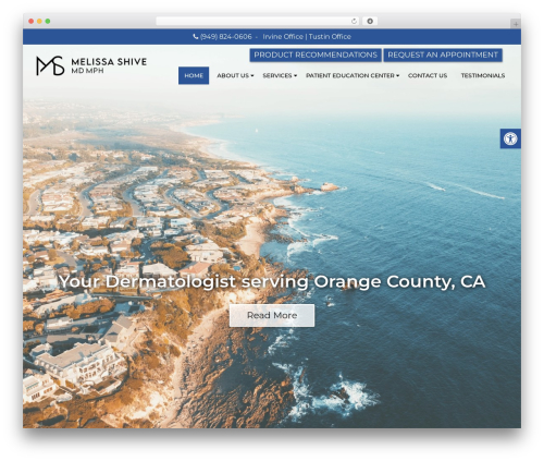 WordPress theme Parent Theme - drshive.com