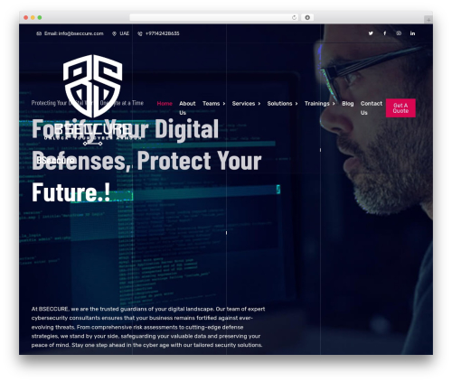 WordPress theme Vaximo - bseccure.com