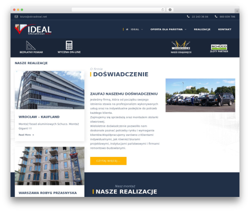 BuildPlus WordPress theme design - oknadrzwi.net