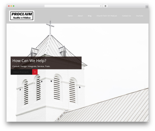 Certify WordPress theme - proclaimav.com