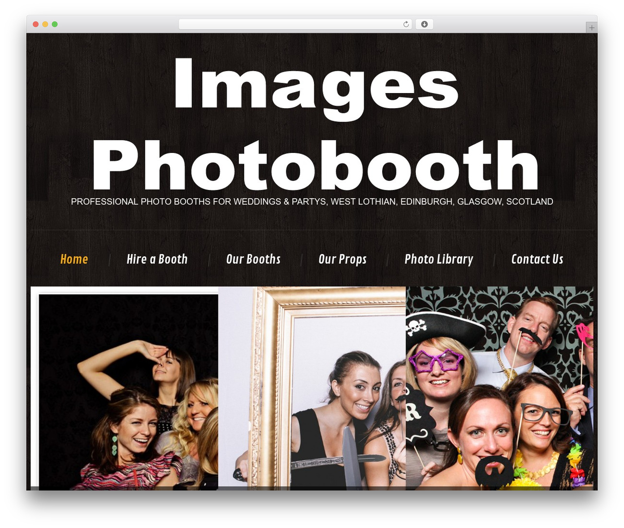 cherry WordPress theme image - imagesphotobooth.co.uk