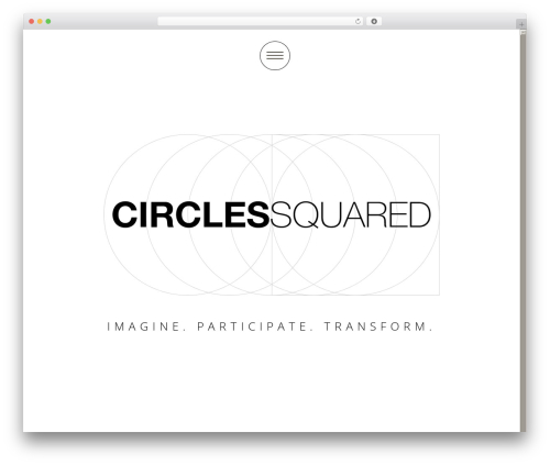 Circles Squared WordPress theme - circlessquared.org