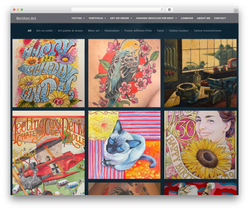 Create WordPress website theme - laurent-berthet.ch