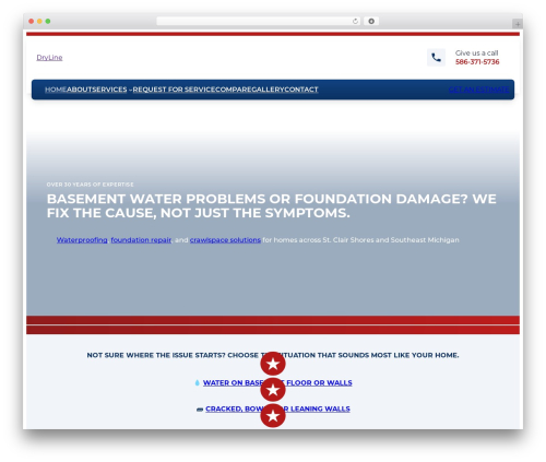 DryLine WordPress theme - drylinellc.com