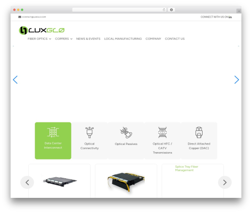 Genesis WordPress theme - luxglo.com