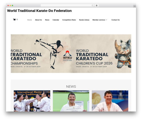 JupiterX WordPress theme - wtkfkarate.org