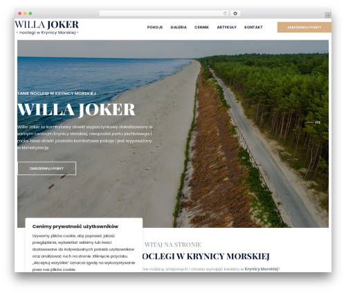 Lanong WordPress theme - krynicamorska.org