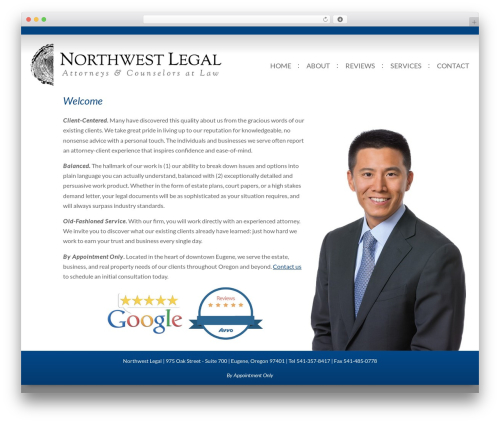 Northwest Legal - modExpress 102 company WordPress theme - northwestlegal.org