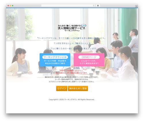 Frontend user admin WordPress plugin - working-town.com