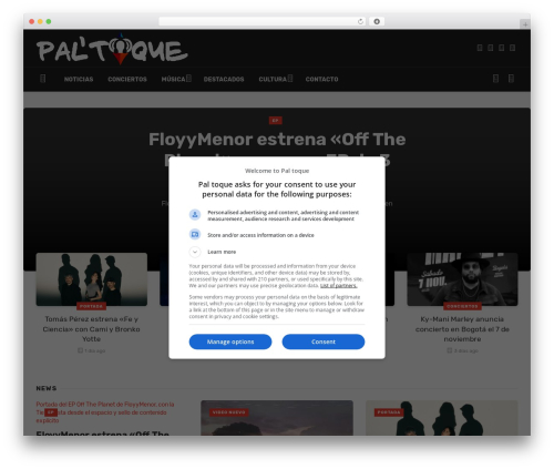 Theme WordPress The Next Mag - paltoque.com