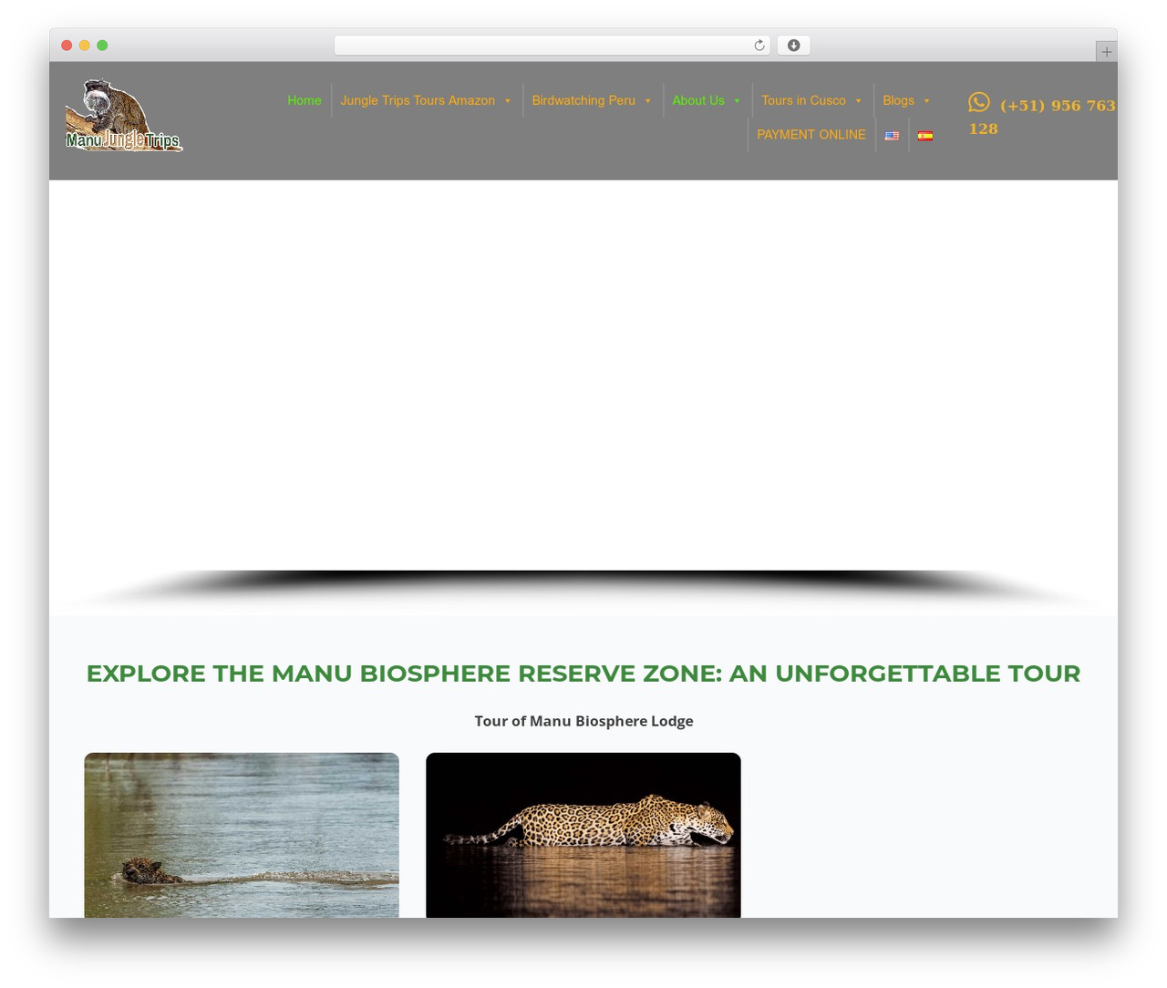 Vlmm Theme WordPress theme design - manujungletrips.com