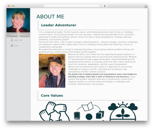 Watson theme WordPress - connibriggs.com