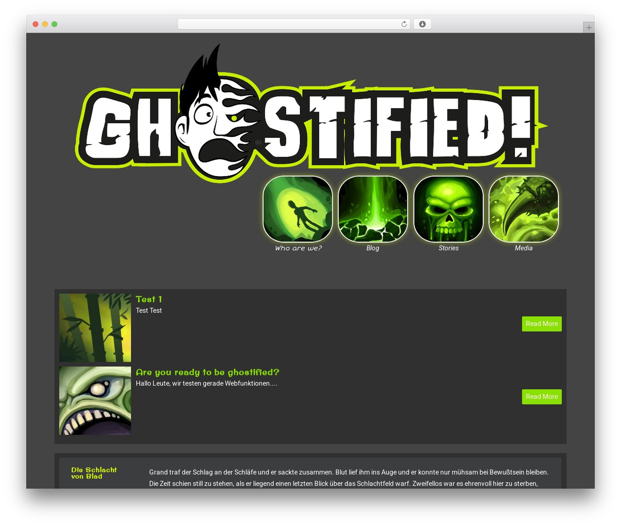 WordPress theme OceanWP - ghostified.rocks