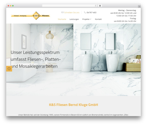 WordPress theme Webtonia Theme - fliesen-ks.com