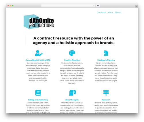 Workality Plus top WordPress theme - danomiteproductions.com
