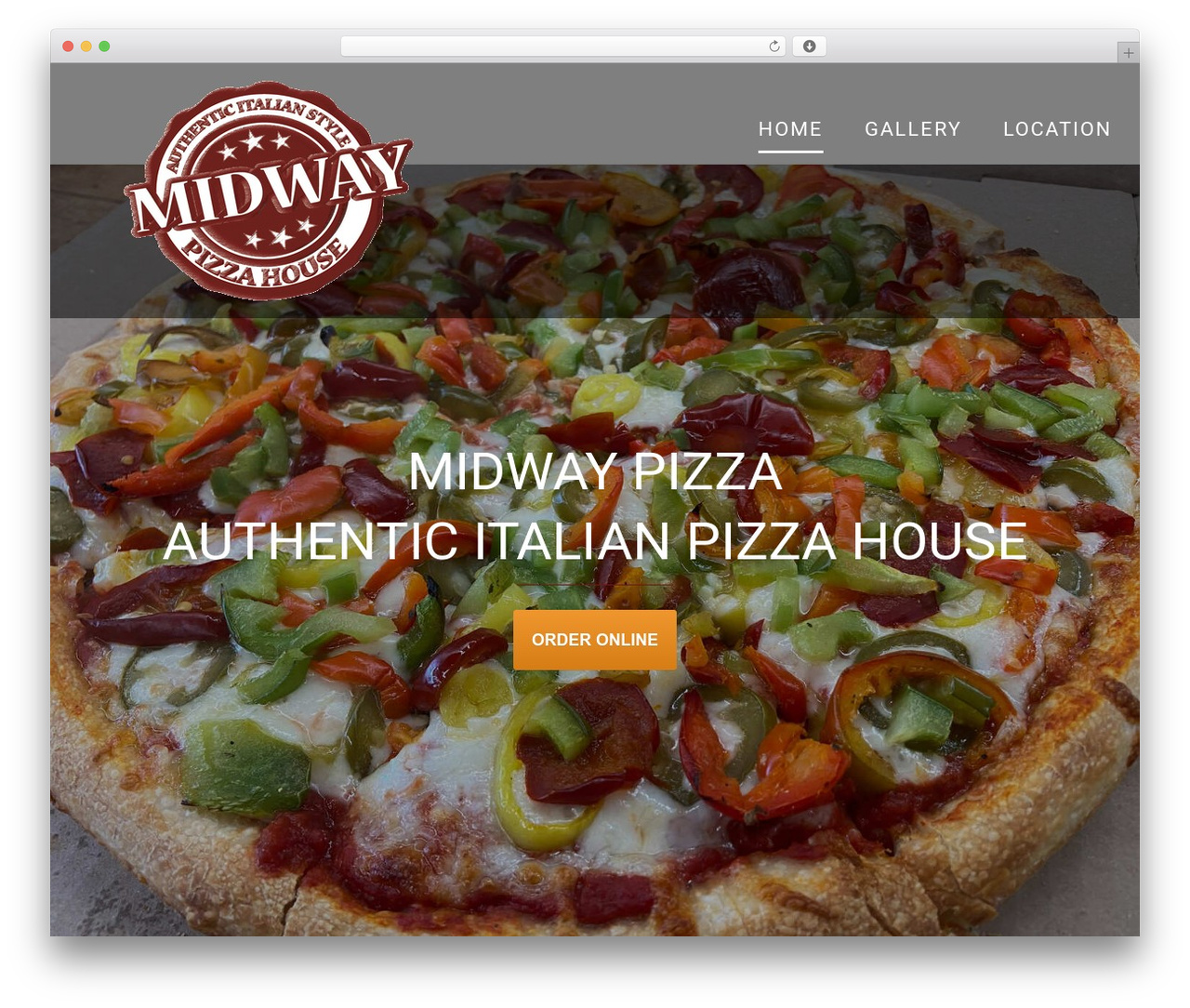 Avada WordPress theme - midwaypizzawesterly.com