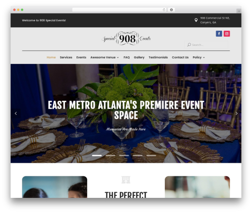Divi theme WordPress - 908specialevents.com Divi theme WordPress - 908specialevents.com