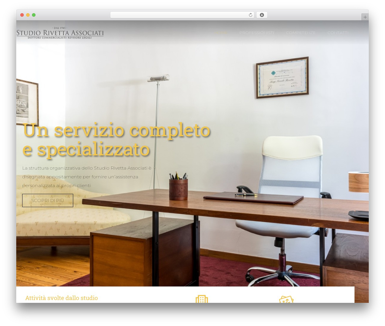 Studio Rivetta WordPress theme - studiorivetta.it