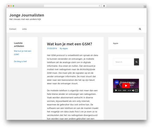 Manta WordPress template free download - jongejournalisten.nl