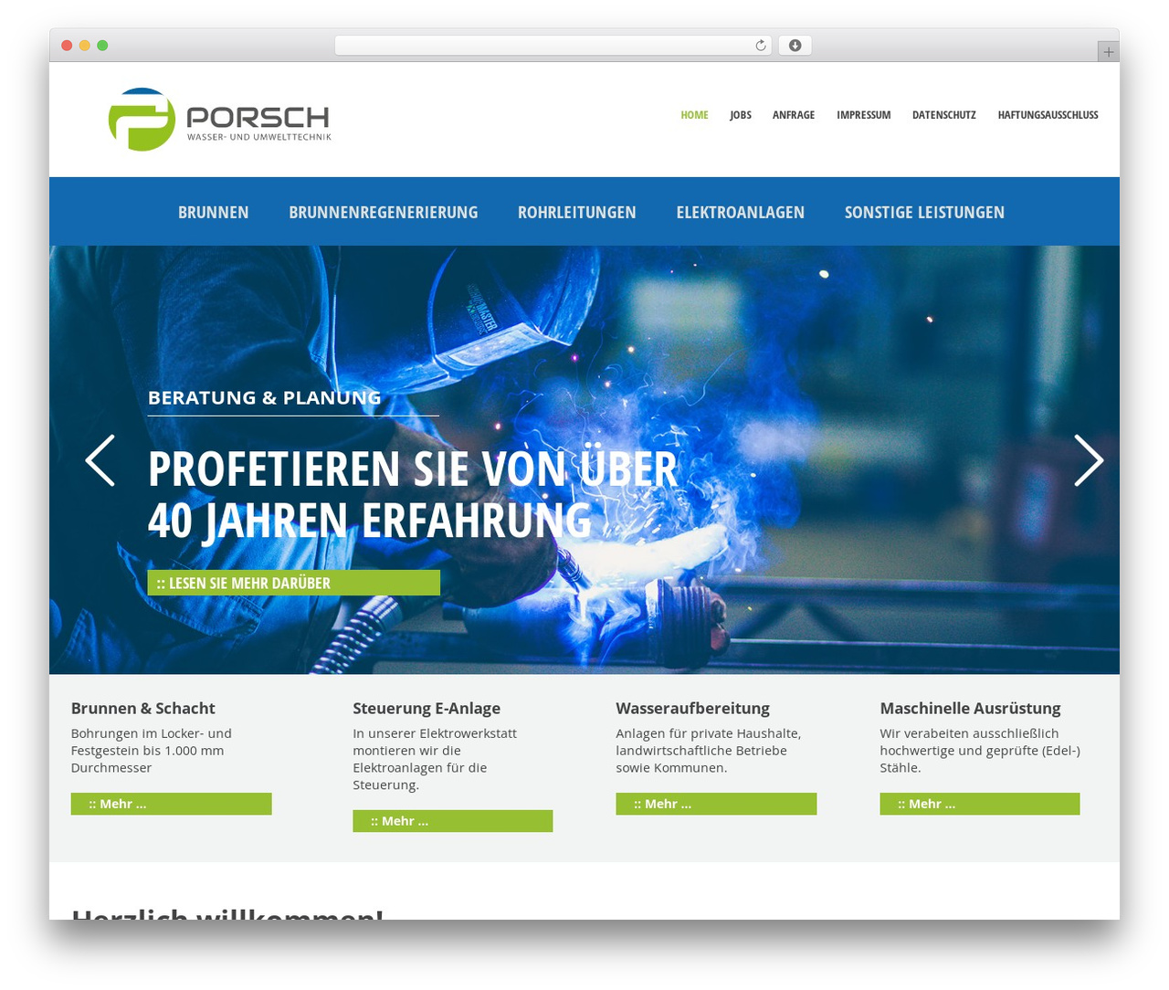 Theme WordPress Bootstrap Theme for Wordpress - porsch-uelzen.de