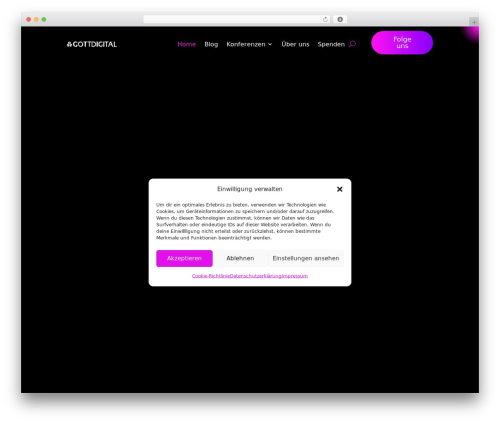 Theme WordPress Divi - gott.digital
