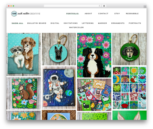 Theme WordPress Maree - ruthmillercreative.com