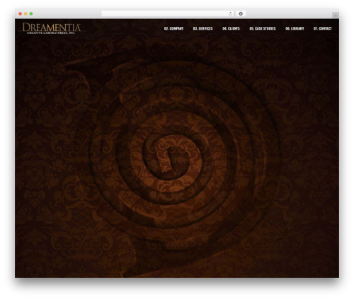 WordPress theme North - dreamentia.com