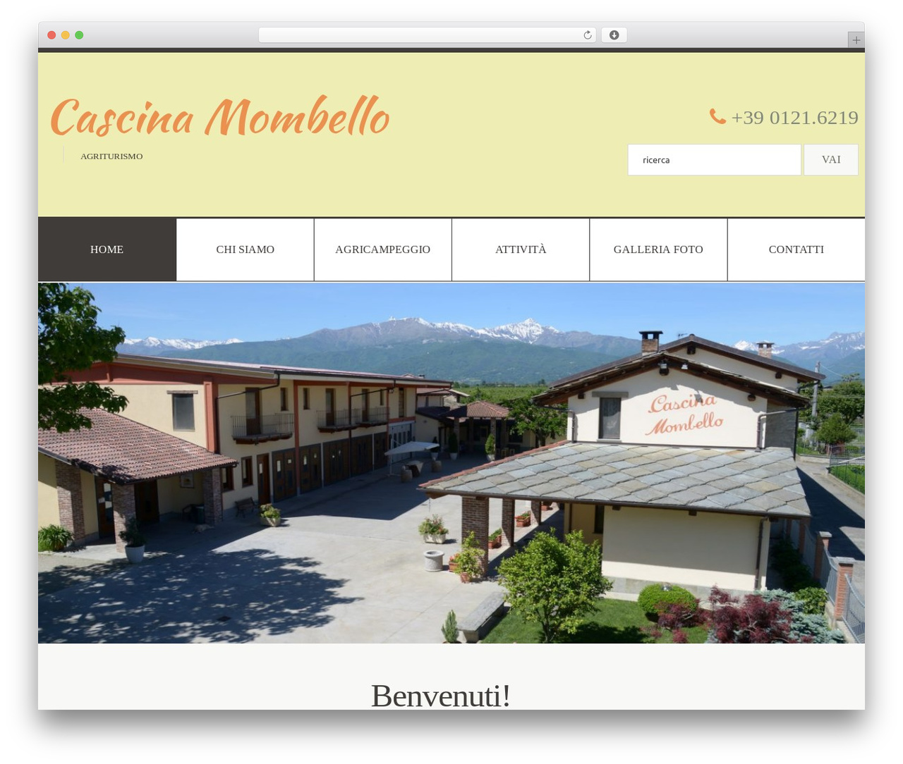 cherry theme WordPress - cascinamombello.it