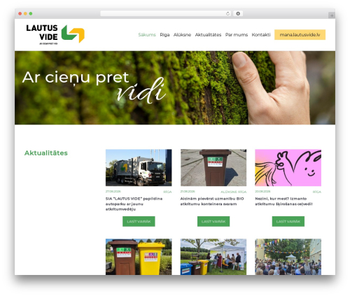 PicoStrap5 Child Base WordPress website theme - lautusvide.lv