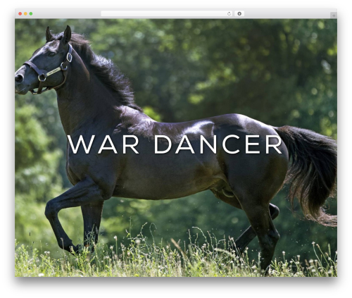 Theme WordPress War Dancer Stud 2017 Theme - wardancerstud.com