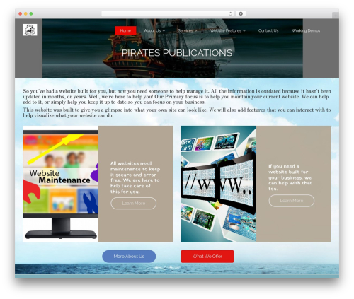 Web Development WP theme - piratespublications.com Web Development WP theme - piratespublications.com