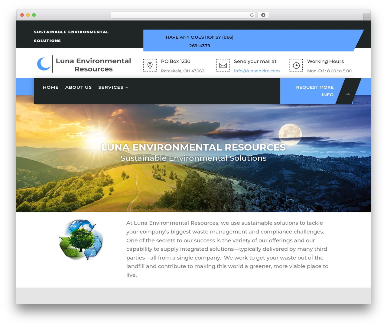 WordPress theme Divi - lunaenviro.com WordPress theme Divi - lunaenviro.com