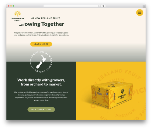 Divi mobile WordPress plugin - goldenbayfruit.com