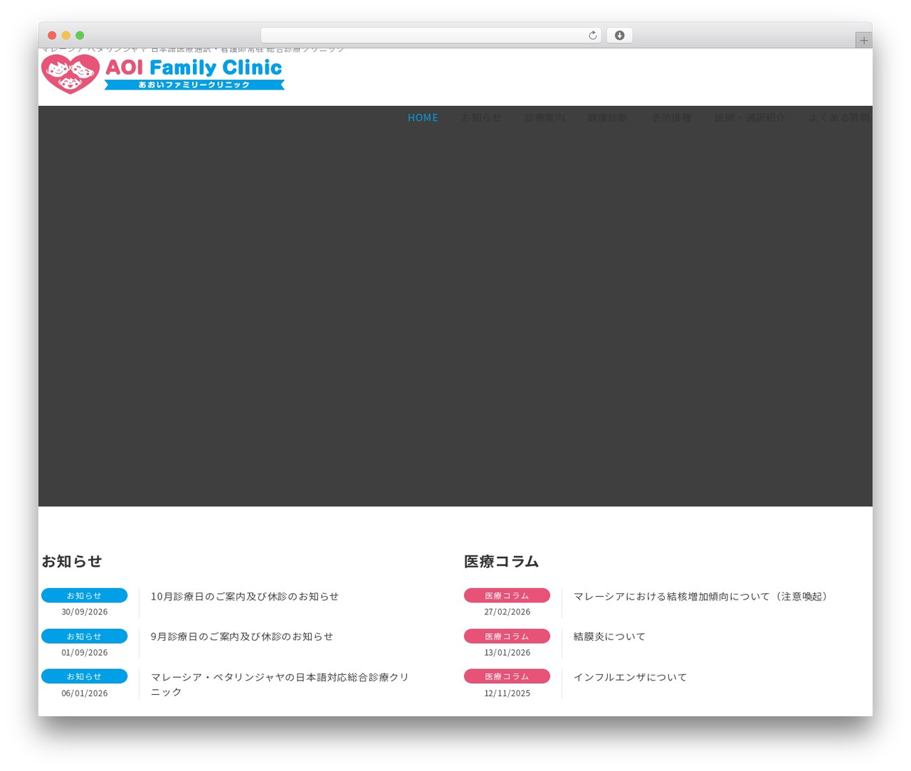 WordPress website theme Emanon Premium - aoi.clinic WordPress website theme Emanon Premium - aoi.clinic