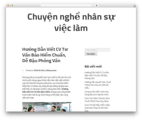 XSimply theme WordPress free - willyoumaketheleap.com