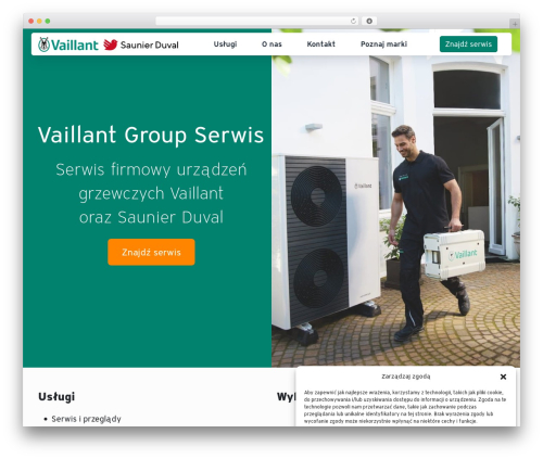 BootScore WordPress theme - vaillant-partner.pl
