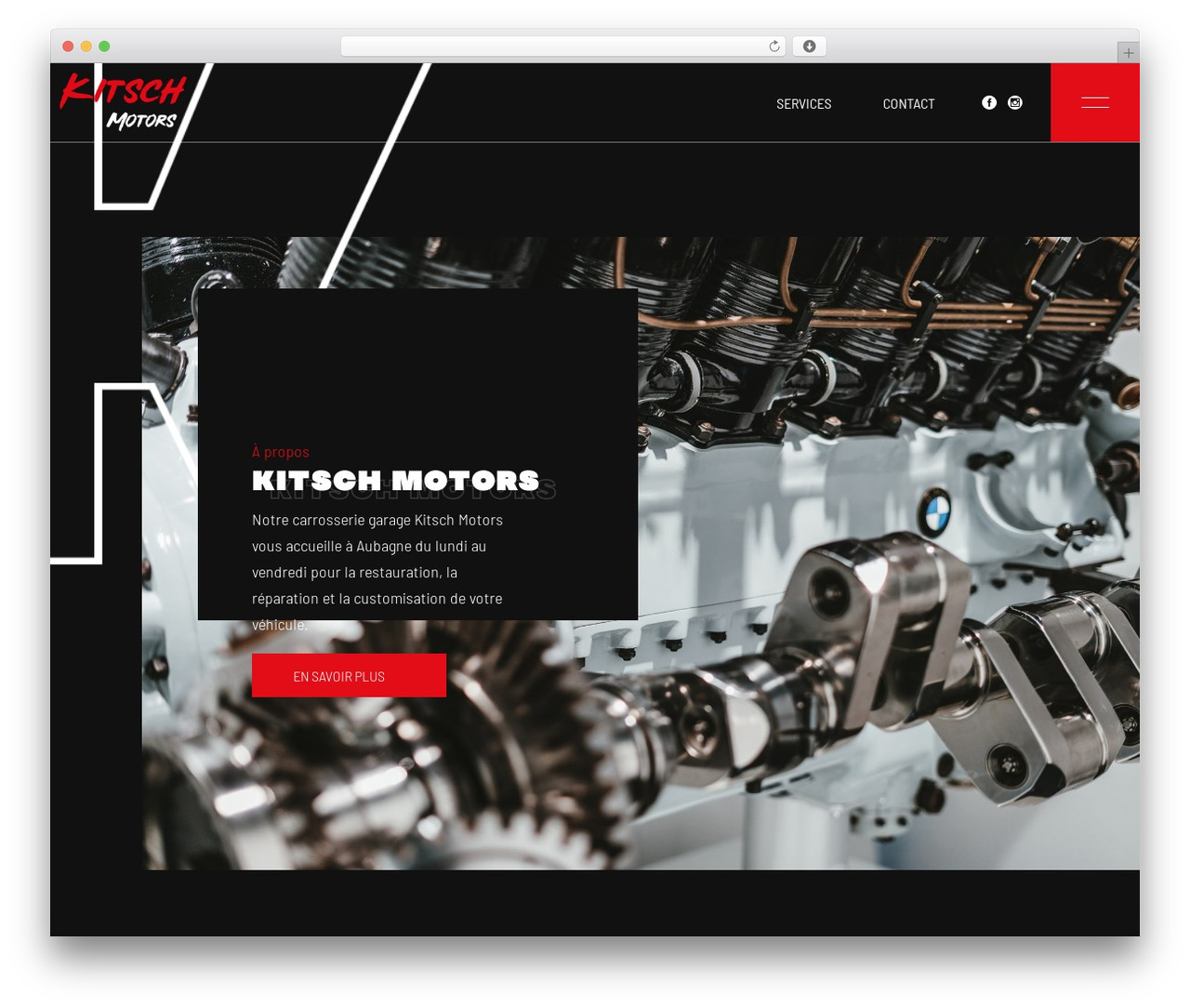 Bridge WordPress theme - kitsch-motors.com
