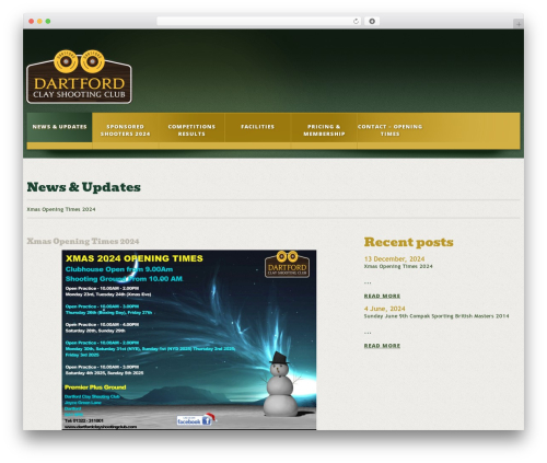 cherry WordPress theme - dartfordclayshooting.club