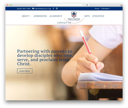 Divi theme WordPress - mywccs.org