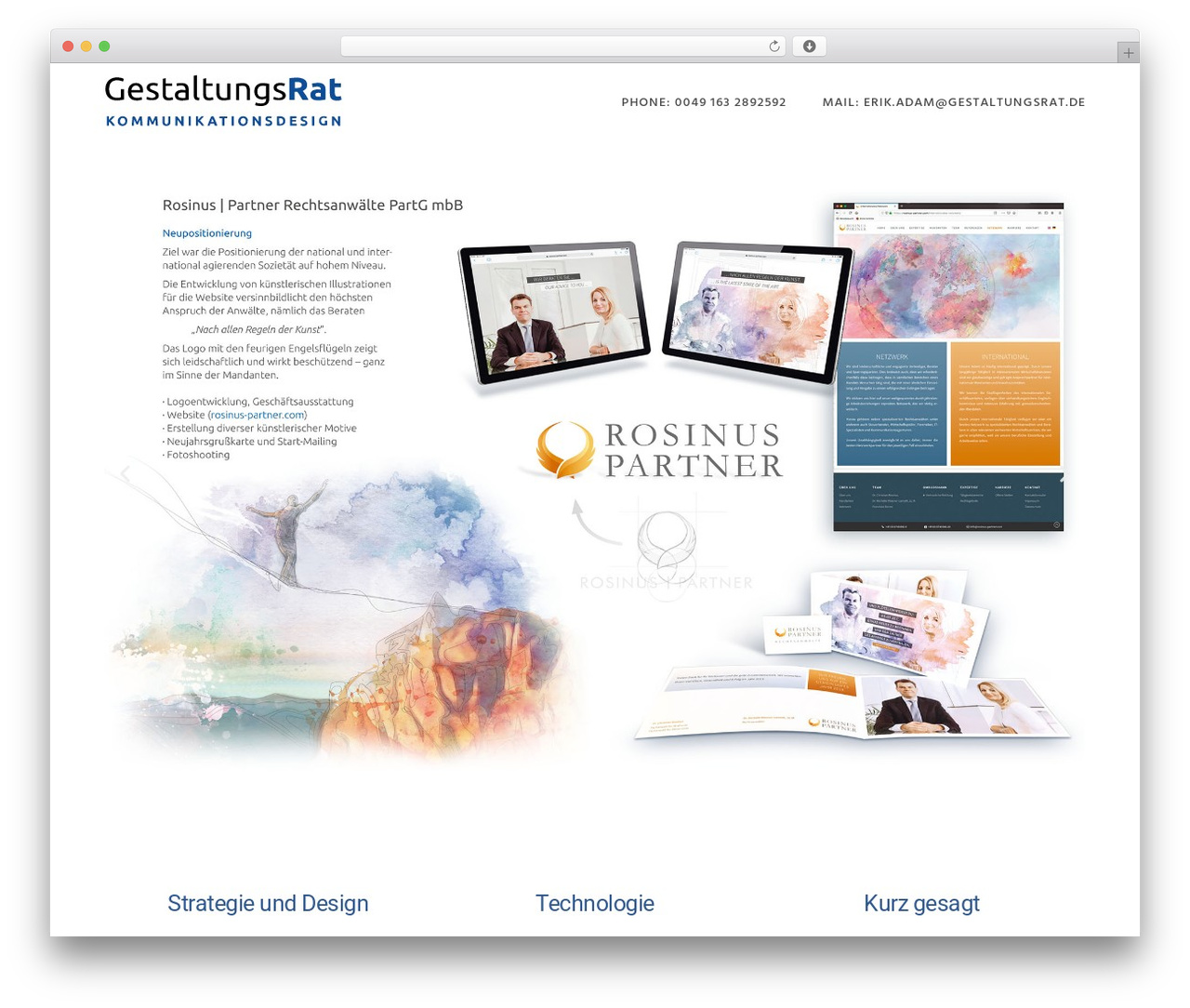 Genesis WordPress theme - gestaltungsrat.de