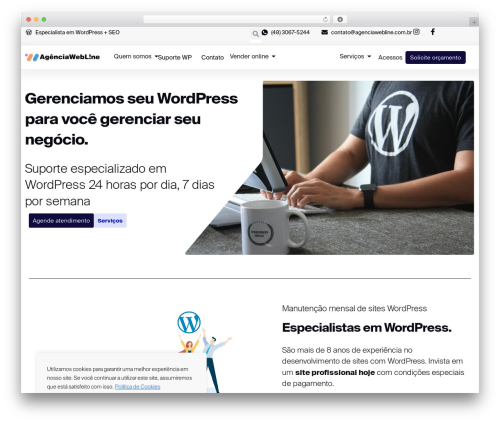 Woo sell services WordPress plugin - www.agenciawebline.com.br