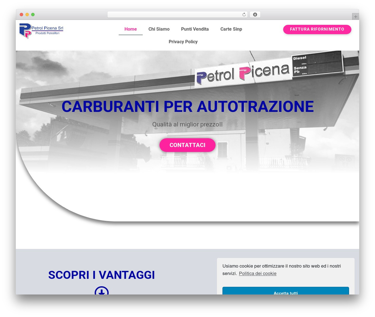 Hello Elementor WordPress theme - petrolpicena.it