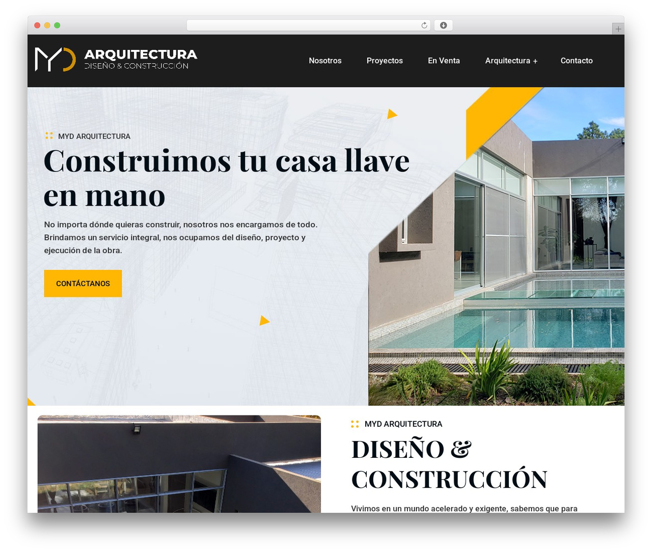 konstruk WordPress theme - mydarquitectura.com